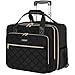 Ytonet Business Trolley Damen, Laptop Trolley 17,3 Zoll Laptop, Laptoptasche mit Rollen Wasserdicht, Business Aktenkoffer Damen mit Rädern, Pilotenkoffer mit Rollen für Reisen, Arbeit, Schule, Schwarz