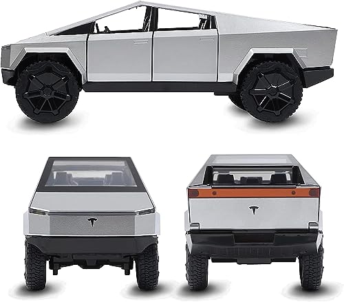 Image of Alloy Car Model Diecasts Metal Toy with Sound /Light /Pull-Back Off-Road Vehicles Car Model Collection Kids Toys Gift Multicolor Pack of 1 (CYBR-Silver)