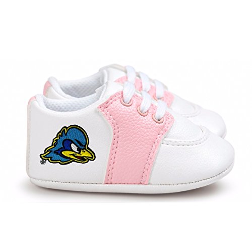 Future Tailgater Delaware Blue Hens Pre-Walker Baby Shoes Pink Trim 0-6 Months Infant