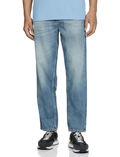 Image of Spykar Men's Renato Loose Fit Mid-Rise Casual Jeans