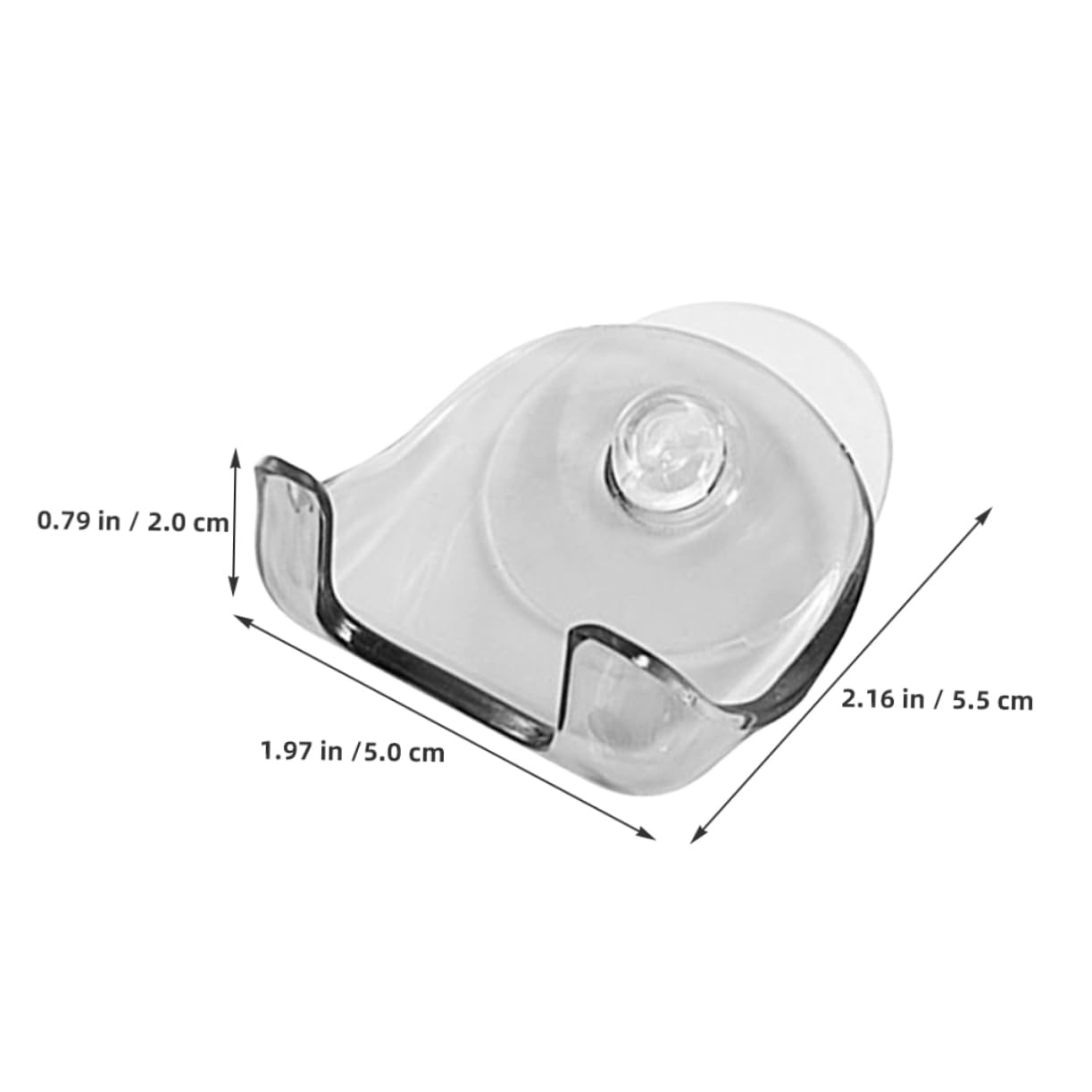 SOESFOUFU Razor Storage Rack Suction Extra Storage Tidy up Your Bathroom Shaver Rinse Stand