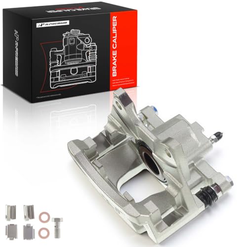 A-Premium Rear Disc Brake Caliper Assembly with Bracket Compatible with Select Dodge and Jeep Models - Wrangler 2007-2017, Wrangler JK 2018, Nitro 2007-2011, Liberty 2008-2012