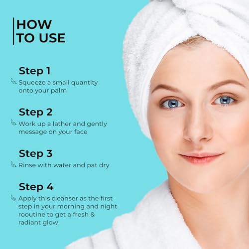 Image of Truglw Daily Face Cleanser 100ml | Hydrating Face Wash With 2% Niacinamide, Hyaluronic Acid & Aloe Vera | Gentle Cleanser For Acne Prone Sensitive Skin | Deep Cleansing Face Wash For Oily Dry Skin Women Men