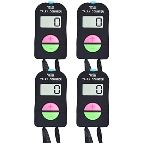 VANVENE Electronic Hand Clicker Counter,Easy to Operate Tally Counter, Supermarket People Flow Manual Additio Subtraction Counter Clicker,for Golf/Football Sports Cover