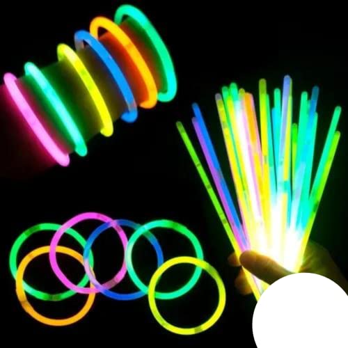 Pulseira de Neon Tubo - 100 Unidades