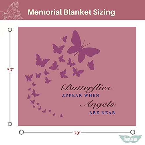Sympathy Blanket, Soft Memorial Blankets And Throws - Bereavement Blanket Remembrance Gift For Loss Of Mother - Memorial Blanket For Loss Of Loved One Or Bereavement Gift Ideas - Dog Memory Blanket #TOP3