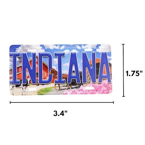 Imán Decorativo Rectangular Diseño Indiana 3.4 x 1.75 in miniatura 6