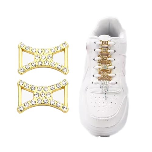 Luxury Rhinestone Shoe Charms – Colorful Diamond Metal Shoe Accessories, Fashion Buckle Decoration(H-2PCS)