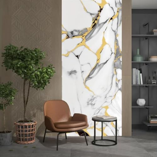 Image of Self-Adhesive Wallpaper & Wall Stickers, Gray White