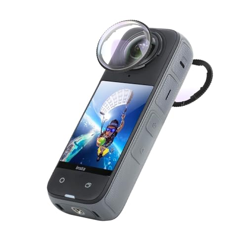Image of Action Pro Premium Lens Guard Compatible with Insta360 X4 Camera Accessories Scratch-resistant Optical coated High transparency Lens Guard, anti-scratch protectors Knob Mount