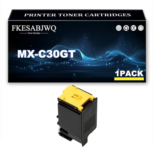 Cartouche toner compatible MX-C30GT jaune imprimante laser Sharp MX-C301W