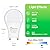 JIANGSILING GU24 Led Light Bulb, 9W(60W Equivalent), 5000K Daylight, A19 Shape GU24 Light Bulb, 800 Lumens GU24 Led Bulbs, CRI 85, Non-Dimmable ETL Listed(2-Pack)