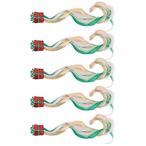 OUCRIY Horquilla para peluca de Navidad, disfraces, accesorios para el pelo, accesorios para el pelo, accesorios de cosplay, festival cultural, actividades de club, accesorios decorativos