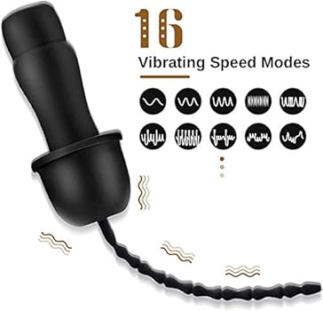16 Modos de Uretra Vibradores Plug-In Vibrating Penis Plug ...