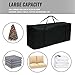 HEPOVER Outdoor Patio Cushion Storage Bags 68Inch Waterproof Extra Large Patio Furniture Cover Cushion Storage Bag with Handle and Zipper