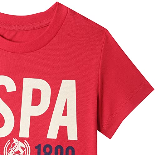 Image of U.S. Polo Assn. Kids Boy's Solid Regular Fit T-Shirt