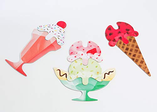 Chronicle Books Ice Cream Scoop Puzzle: Countless Sweet Creations with 32 Flavors (Puzzles for Kids, Puzzles with Bigpiece, Novelty Puzzle for Kids), Multicolor, Small