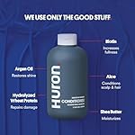 Huron Men’s Conditioner - Lightweight, Hydrating Conditioner - Eliminates Frizzy Hair, Moisturizes, & Restores Shine - Clean & Invigorating Scent - 100% Vegan Ingredients & Cruelty-Free - 11.8 Fl Oz - Image 4