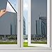 Produktbild Spiegelfolie Fensterfolie Sonnenschutzfolie Selbsthaftend UV-Schutz Fenster innen oder außen Privatsphäre Tönungsfolie Hitzeschutz Statische Fensterfolien für Zuhause Silber (45 x 200 cm)