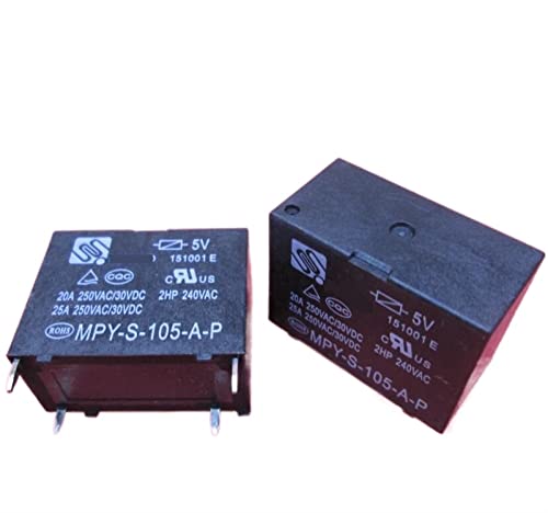Relé MPY-S-105-AP 5V MPYS105AP 5VDC 25A 250VAC 4PIN componente de potencia pack 10 2