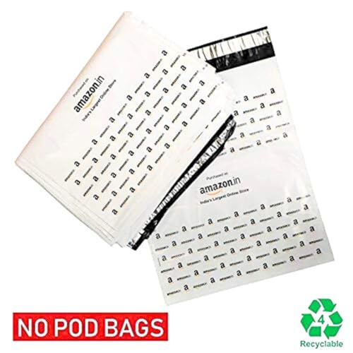 Image of Packaging PolyBag Without POD Jacket | Tamper Proof 6.5 x 8 Courier Bags Pack of 100 | Shipping Poly Bags | Packing Material for E-commerce