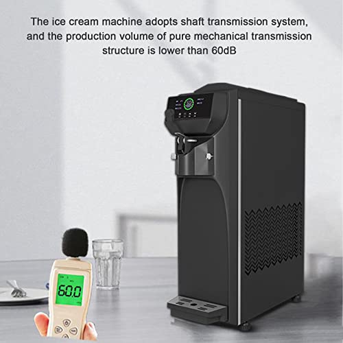 Kommerzielle Softeismaschine Mit 780 W, 16 L/4,2 Gallonen Pro Stunde, Selbstreinigendes Led-Panel, Eismaschine, Perfekt Für Restaurants, Snackbars, Supermärkte – Bild 4