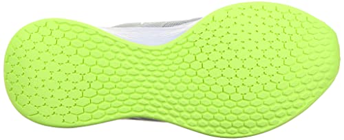 Image of New Balance Kid's Fresh Foam Roav V1 Lace-up Running Shoe, Brighton Grey /Bleached Lime Glo /Summer Aqua, 1 Little Kid