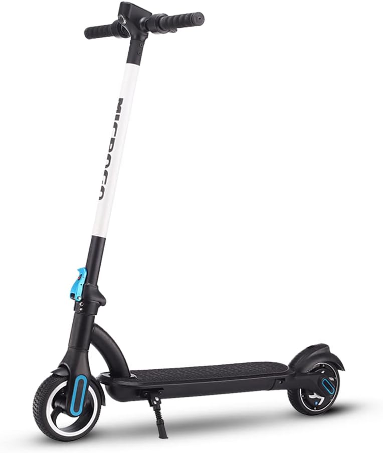 4MOVE Foldable Electric Scooter, 36V 5Ah Lithium Battery, 250 W Adult Electric City Scooter, E-Scooter with 2 Speed Modes, 6.5 Inch Wheels, LED Display, Portable Electric Scooter