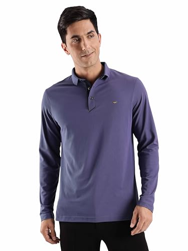 Image of STELLERS Men's Full Sleeve Polo T-Shirt | Feather Touch Feel | Odour Resistant | Wrinkle Free | Quick Dry | Stretchable | Lightweight | Anti-Static | UV Resistance | Anti-Microbial