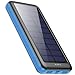 Feob Solar Powerbank 26800mAh, [2026 Upgrade Steuerungs-IC] Solar Ladegerät 2 USB Aufladen Externer Akku Handy Ladegerät Camping Outdoor Kompatibel iPhone 17/16/15, Samsung, Tablets usw