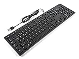 Dell KB216 GERMAN Slim Office Multimedia Keyboard BLACK