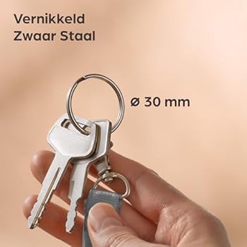 Sleutelringen 28 mm messing 100 stuks