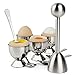 Set di portauova in acciaio inox LYNEA, intramontabili ed