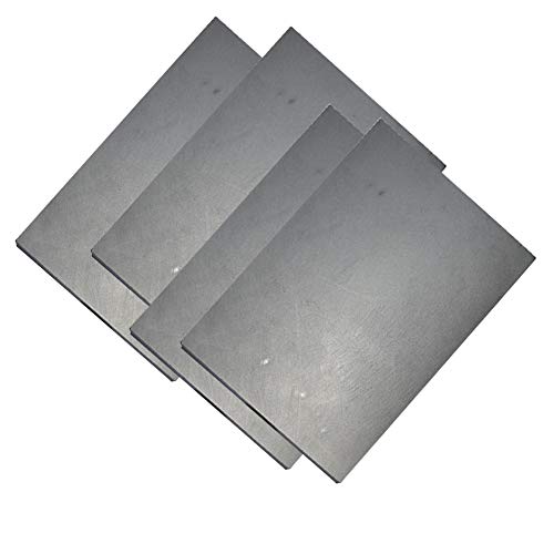 GOONSDS 99,99% Reines Elektroden Graphitelektroden Rechteck Platte Blatt 100Mmx50mmx5mm 4Pcs Cover