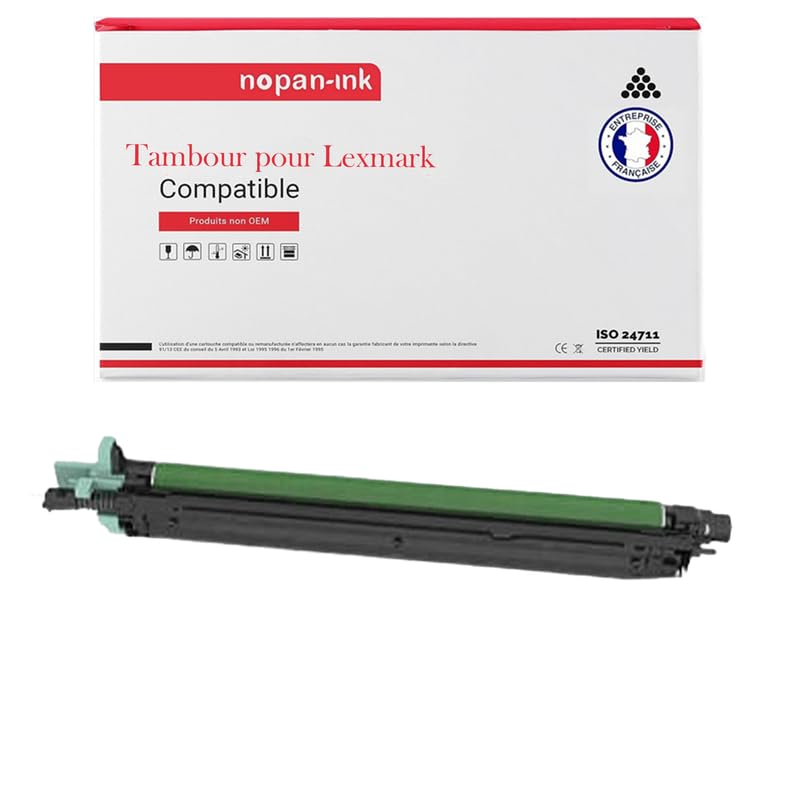 Tambour Lexmark 76C0PK0 Noir supprime traces impressions
