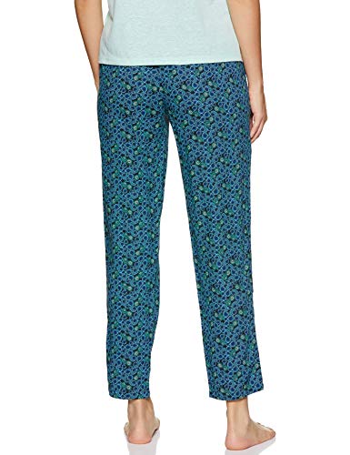 Image of Van Heusen Women's Printed Lounge Pants | Drawstrings & Side Pockets | Ultra Soft Fabric | Relaxed Fit | At home pyjamas | Everyday Comfort | Printed | Style 55306 | Available in Pack of 1 & 2