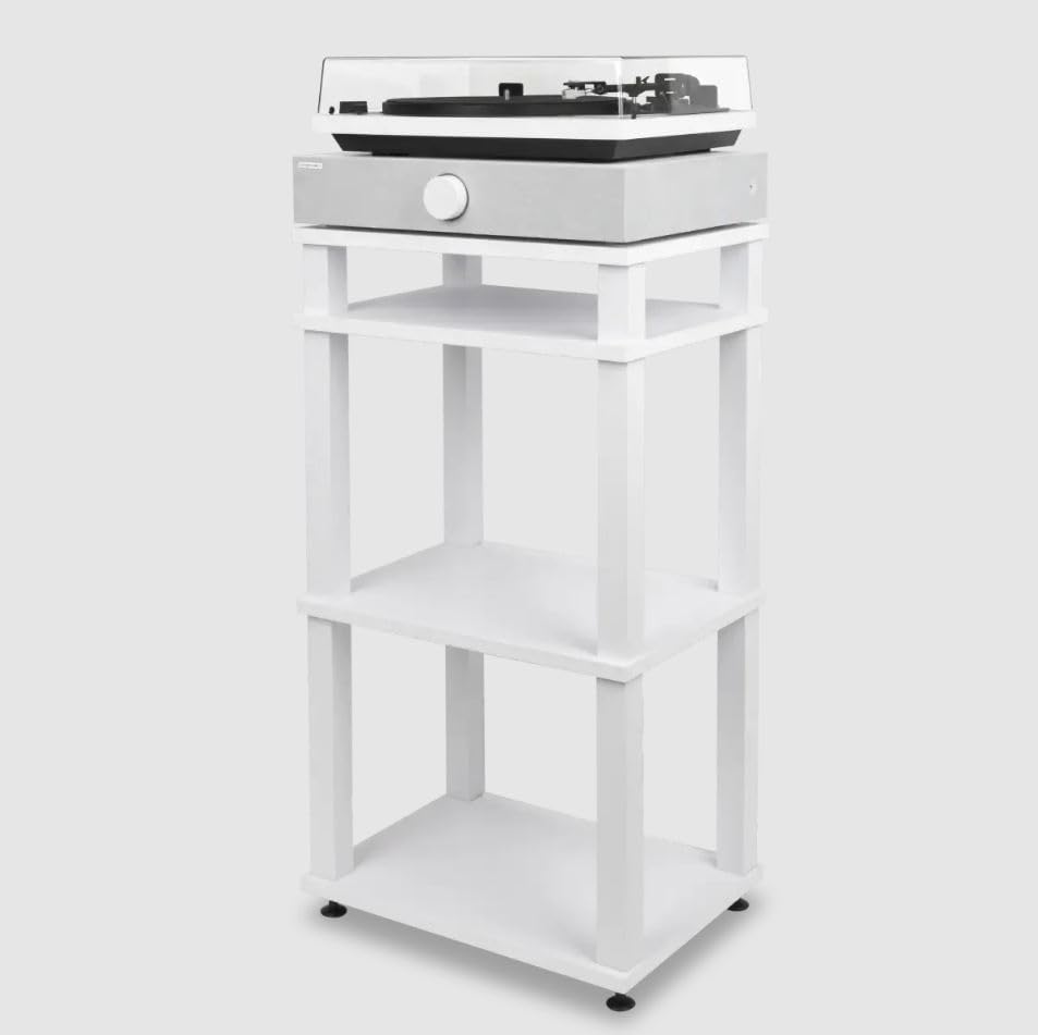SpinTrio 2 Record Player System by Andover (White)