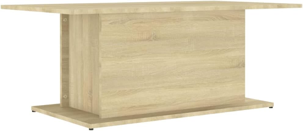 vidaXL Coffee Table Sonoma Oak 40.2"x21.9"x15.7" Engineered Wood