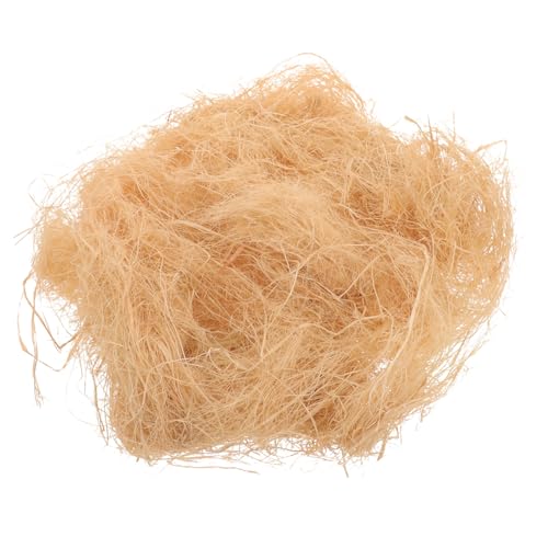 BESPORTBLE 1Bag Natural Raffia Bird Nesting Material Bag of Safe Woven Bedding for Birds Hamsters Rabbits Guinea Pigs for Cozy Nesting Winter Warmth