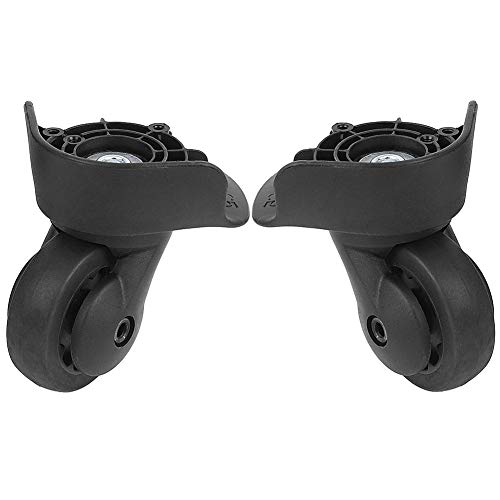 1 par de rodas de substituição de malas de rodas A65 para malas de malas carrinho de malas supriment