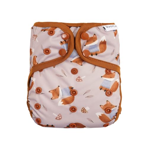 avo+cado Explorer One Size Stoffwindel-Überhose (Füchse)