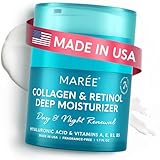 MAREE Face Moisturizer Retinol DD Cream for Face - Daily Wrinkle Cream for Women - Anti Aging Face Cream - Facial Moisturizer with Collagen - Crema Hidratante Para la Cara for Skin Tightening