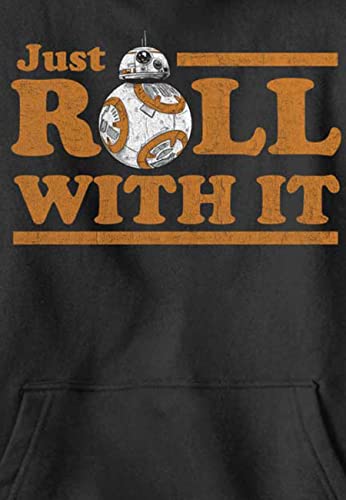 STAR WARS Boy's The Last Jedi BB-8 Just Roll Pull Over Hoodie2