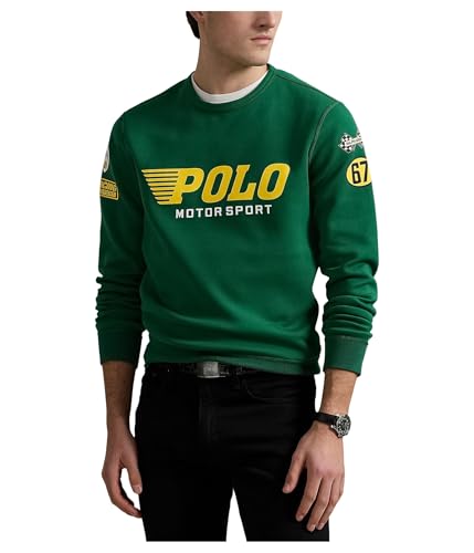 POLO RALPH LAUREN Men's Double-Knit Graphic Sweatshirt
