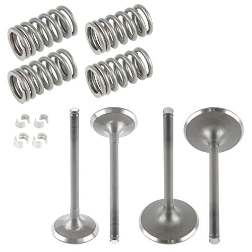 Caltric compatible with Cylinder Intake and Exhaust Valve Kit Honda TRX450R Sportrax 450 2004-2005