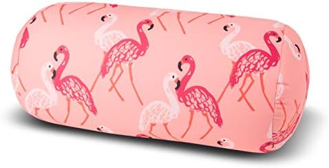 Kuschel-Maxx Coussin de Relaxation en Rouleau Flamingo, Rose, 33 x 17 cm, 5287