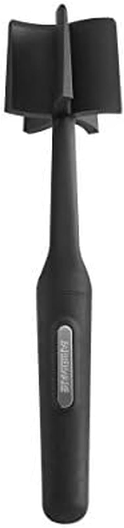 Farberware Professional Soft Handled Meat Masher Chopper Smasher Ground Beef, Turkey, Hamburger and more, 5-Blade Beveled Heavy-Duty Heat Resistant Nylon Safe for Non-stick Cookware, 11 Inch, Black