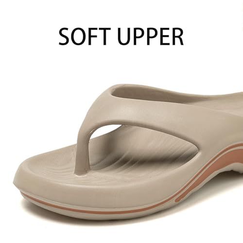 StoneLiquid Pillow Arch Support Flip Flops, Comfortable Platform Walking Slides Non-slip Orthopedic Slippers Sandals3