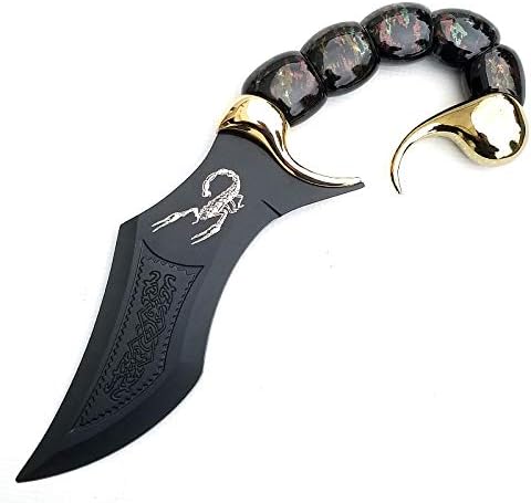 13.5" Fantasy Scorpion Dagger Blade Knife Sword