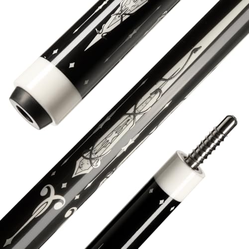 Taco de billar profesional carbono 58 pulgadas punta 12.5 mm miniatura 5
